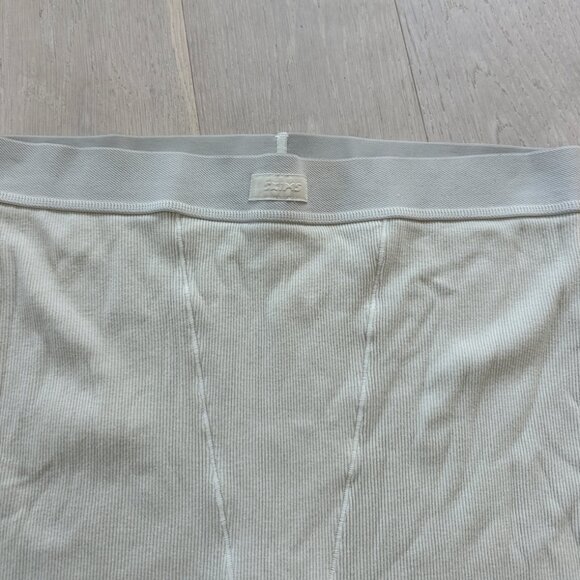 Skims Cotton Jersey Ribbed Boxer Shorts Size XL - Picture 2 of 4